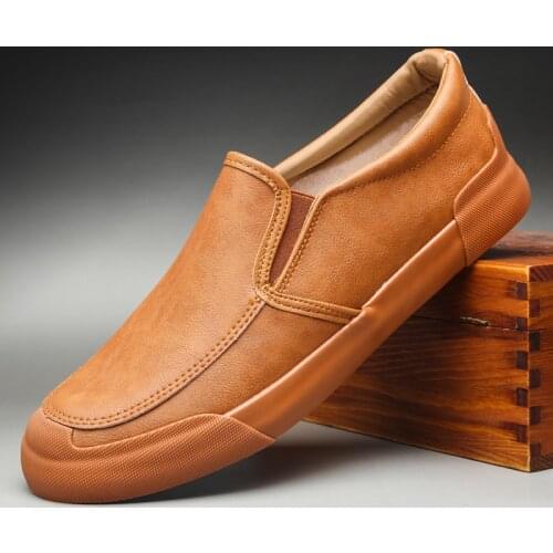 Leather Men Shoes Casual Flats Mens Shoes Waterproof Breathable Loafers Men High Quality Moccasins Comfortable Driving Footwear