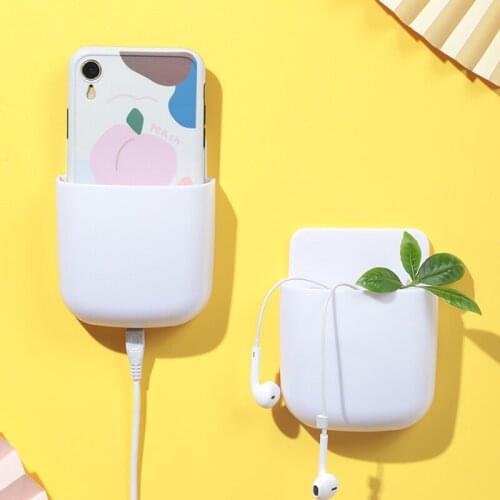 Wall-Mounted Home Storage Box Remote Control Storage Box Air Conditioning Remote Control TV Storage Box Phone Holder Storage Box