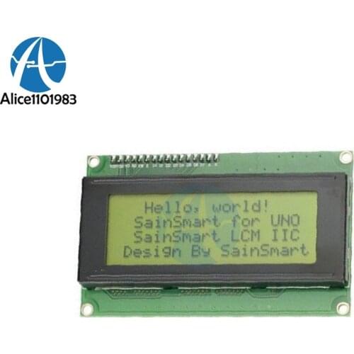 New 2004 204 20X4 Character low-power LCD Display Module Interfaced With MCU Yellow Backlight