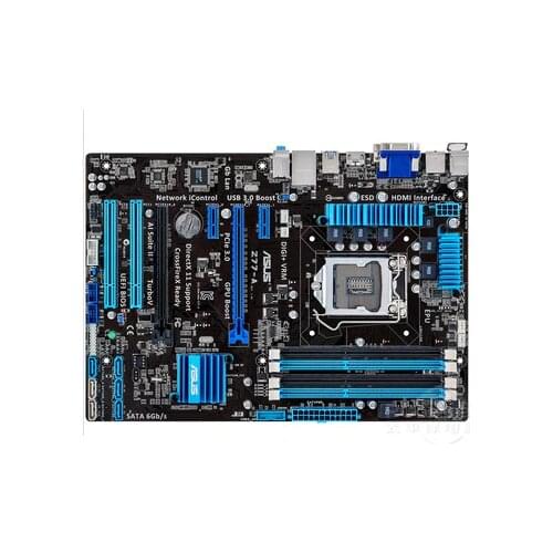 Original motherboard ASUS Z77-A LGA 1155 DDR3 32GB USB3.0 for I3 I5 I7 22/32nm CPU Z77 desktop boards