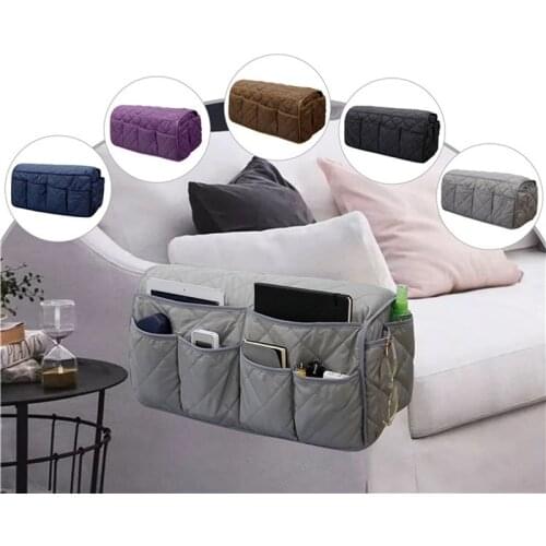 Sofa Armrest Hanging Storage Bag Couch Handrail Organizer Holder With 14 Pockets Armchair Hanging Storage Bag Home Holder Organi