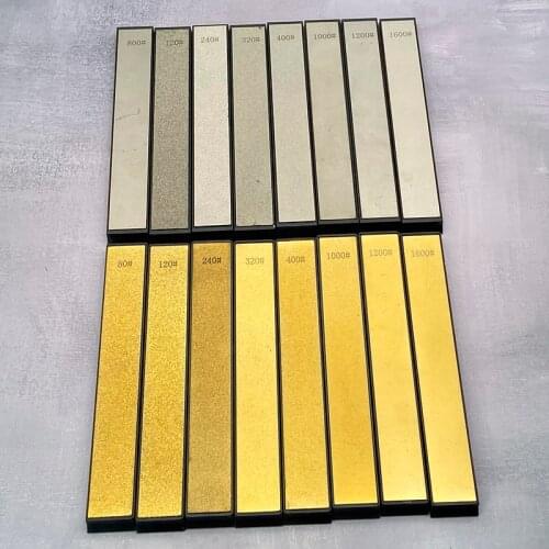 Sharpening System 80 120 320 400 1000 1200 1600 Grit h2 Titanium Diamond Sharpening Stones For Kitchen Knife Sharpener Ruixin