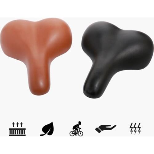 Comfortable bicycle seat cushion, ultra-wide and thickened bicycle seat, integrated waterproof