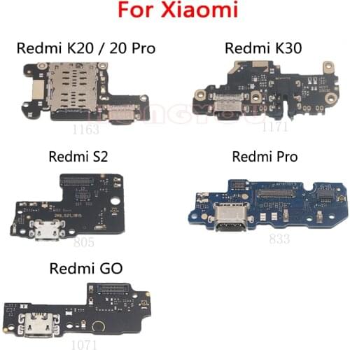 USB Charging Port Connector Charge Dock Socket Jack Plug Flex Cable For Xiaomi Redmi K30 K20 PRO S2 Y2 GO
