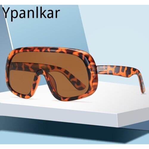 Big Box Sunglasses Woman Shield Sun Glasses for Women Fashion Designer Punk Street Shot Uv400 Polycarbonate Trendy Travel Oculos