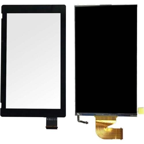 LCD Display Screen+Digitizer Contact Screen+Dustproof Double-Sided Adhesive Replacement Kit for Nintendo Switch 3Pcs/Lot