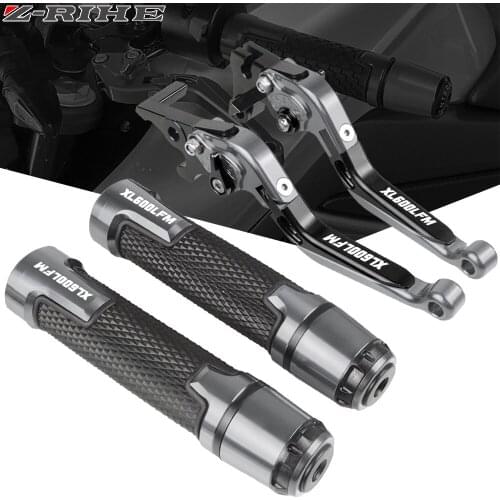 For Honda XL600LMF XL 600LMF 1985-1986 Motorcycle Accessories CNC aluminum Brake Clutch Lever Extendable Handle Grips Handlebar