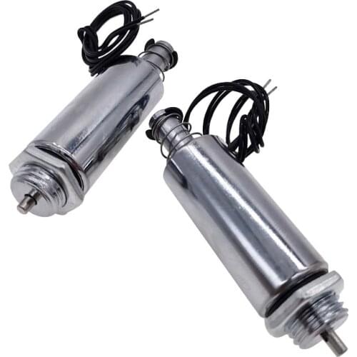 1PCS DC 12V 24V electromagnet push tube type solenoid coil column push-pull electromagnet 19X42TL