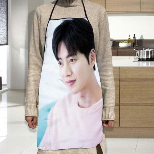 Park Hae Jin Apron Grill Kitchen Chef Apron Professional for BBQ, Baking, Cooking for Men Women 68X95cm