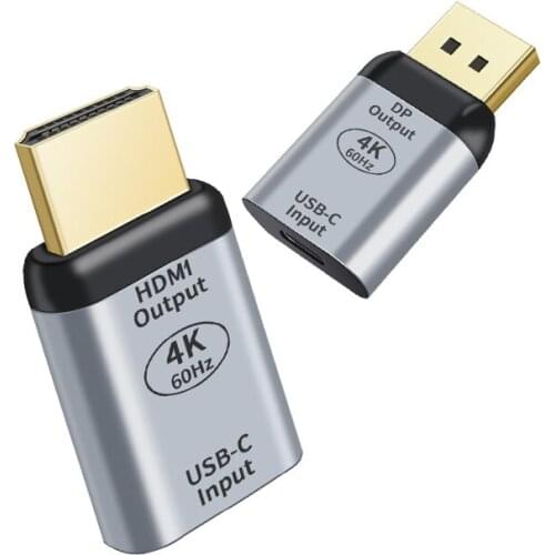 USB to HDM Converter USB-C to DP mini conversion plug for 4K 8K HD video movie Game console projection
