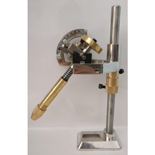 Gem Faceting Machine Grinding Faceted manipulator jewels playing angle flat mill polishing stone angles 96 index wheels handle