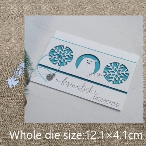 XLDesign Craft Metal Cutting Die cut dies angel bear snowflake circles scrapbook Album Paper Card Craft Embossing die cuts