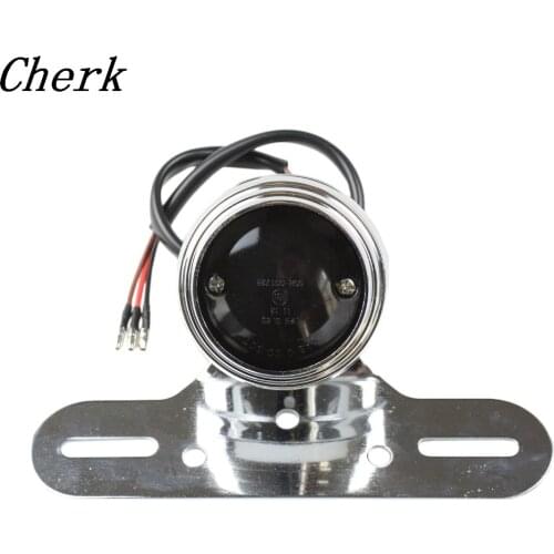 Motorcycle 12V Cafe Racer Smoke Brake Tail Rear Light Bulb for Harley Chopper Bobber Custom Universal Motorbike Turn Signal