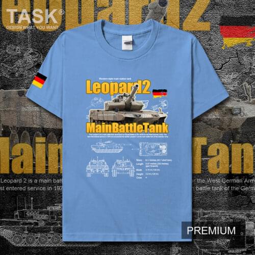 German Leopard 2 Main Battle Tank Leopard 2 World War II Army Military mens t shirt mens sporting brands tops summer clothes