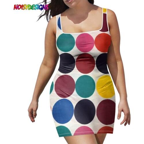 Noisydesigns Summer Polka Dot Dresses