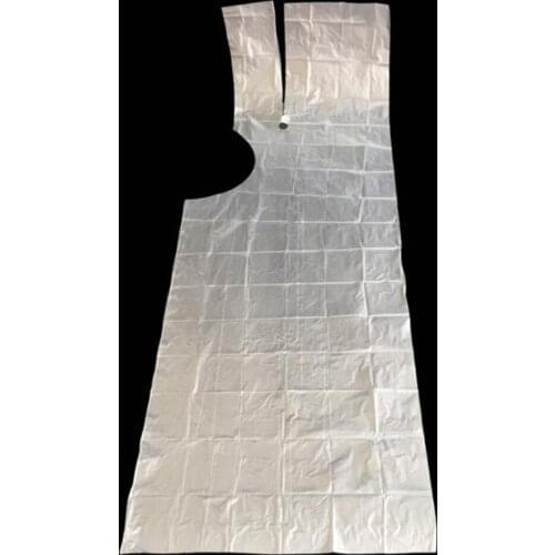 100x Disposable Hair Cutting Cape Gown Barber Capes Gowns Cloth Transparent