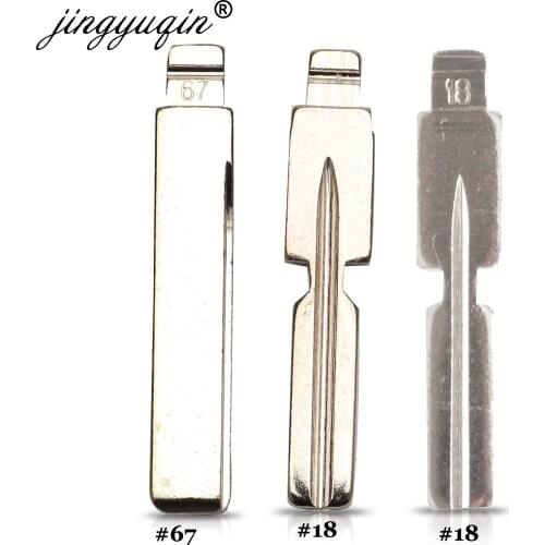 Jingyuqin Remote Flip HU58 HU92 Uncut Key Blade for BMW E81 E46 E39 E63 E38 E83 E53 E36 E85 1/3/2 Series Replacement Blank Key