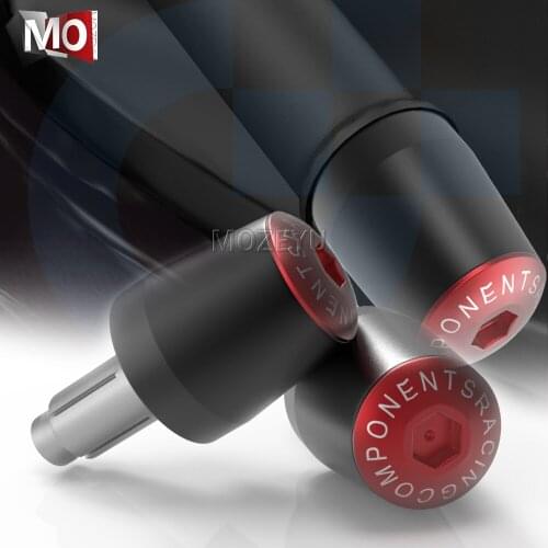 22MM Motorcycle Handlebar Grips Slider Cap Plug Hand Bar End For Honda X-ADV CBR1100XX Hornet 600 Kawasaki Ninja 300 400 Zx6r