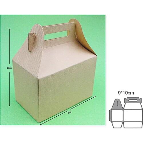 3D Folding Bag Box metal cutting dies Embossing die cut Scrapbooking die album paper craft knife mould blade punch stencils dies