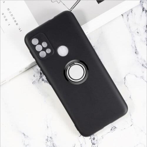 For Motorola Moto G20 G30 E6i G10 Power G100 G50 G60 Edge 20 S Pro lite Edge+ P50 Back Ring Holder Bracket Cover Silicone Case