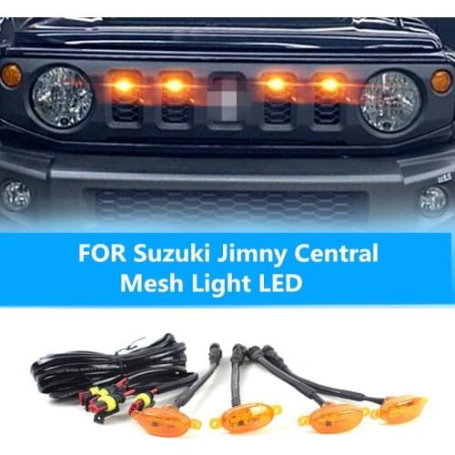 Front decorative lights LED FOR Suzuki Jimny body personality atmosphere lights fog lights modified Jimny