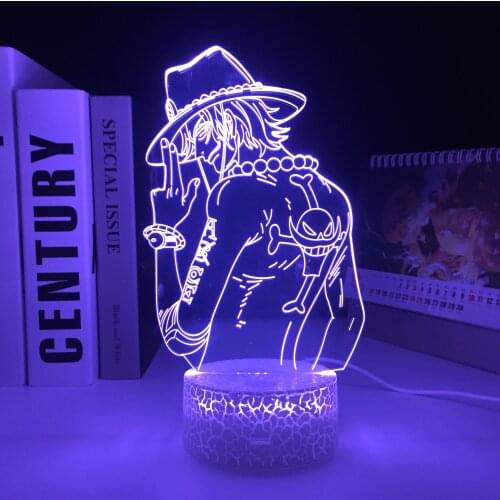 3D LED Lamp Anime Figure Home Bedroom Table Decoration Night Light for Couple Childrens Festival Birthday Gifts USB Charging