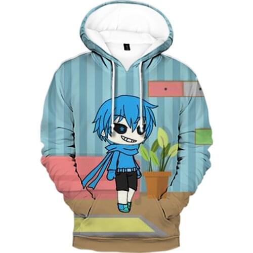 Funny game Gacha Life Hoodies Sweatshirt Men Women Harajuku Cartoon Hoodies Casual Pullovers Clothes