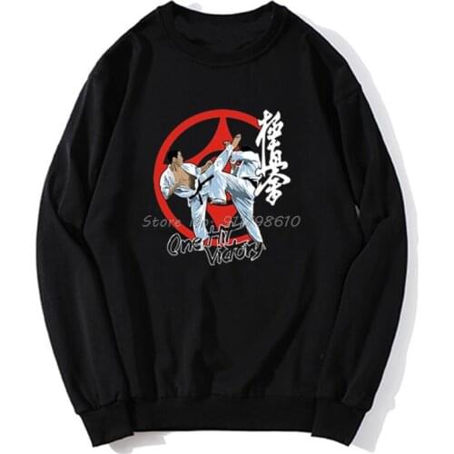 Kyokushinkai Kyokushin Hoodie Kai Kan Karate hoodies One Hit Kill Mma Mix Martial Art Men Hoodie Sweater Streetwear