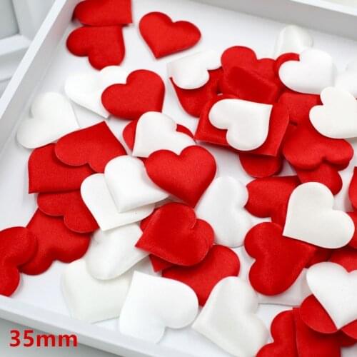 100pcs 3.5cm Love Heart Shaped Sponge Petals Bride Wedding Decoration Wedding Confetti Table Bed Heart Petals Party Supplies