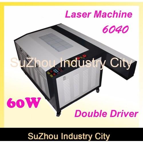 High Quality ! 110/220V CNC wood working 60W 400*600mm CO2 Laser Engraving Cutting Machine 4060 Laser with USB Sport