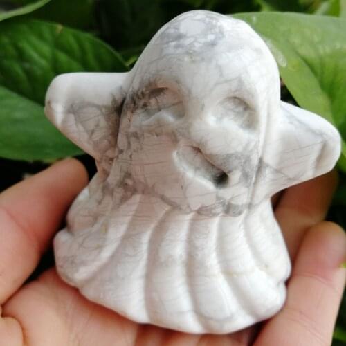 1 pc funny Chrismas decoration cute ghost natural crystal healing kid toy for car decoration or gift
