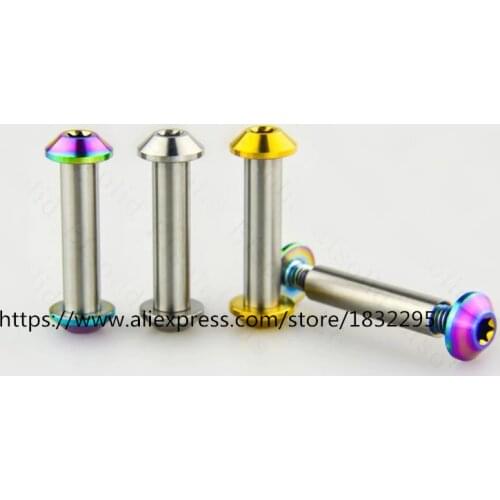 1 pcs M6& 8*33mm Titanium alloy Scooters roller skates cycle bike bicycle shock absorbers Nut & Bolts Screws