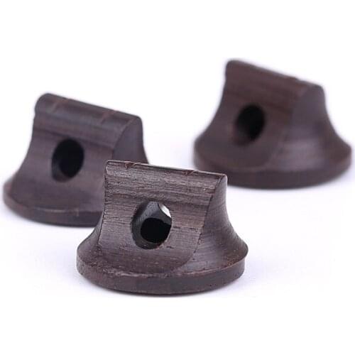 3PCS Professional Black Sandalwood Erhu Bridge String Instrument Parts