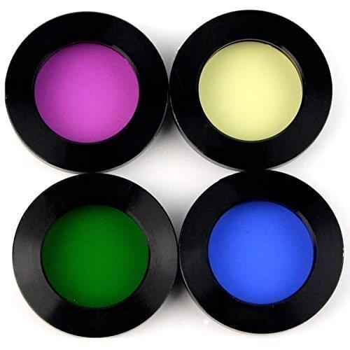 Datyson 1.25 inch 4pcs Telescope Filter glass nebula filters Set Astronomical Telescope Oculars