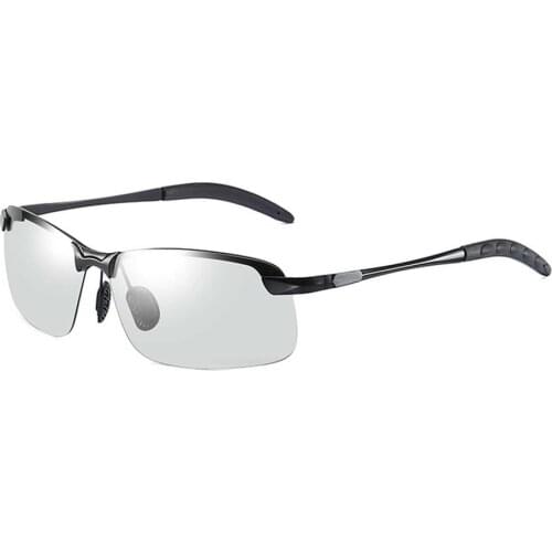 Photochromic Sunglasses Men Polarized Driving Chameleon Glasses Male Change Color Sun Glasses Day Night Vision Drivers Eyewear