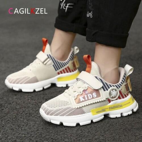 CAGILKZEL Autumn Boys Sneakers Children Shoes Breathable Mesh Sports Shoes For Boys Casual Sneakers Kids Shoes Chaussure Enfant