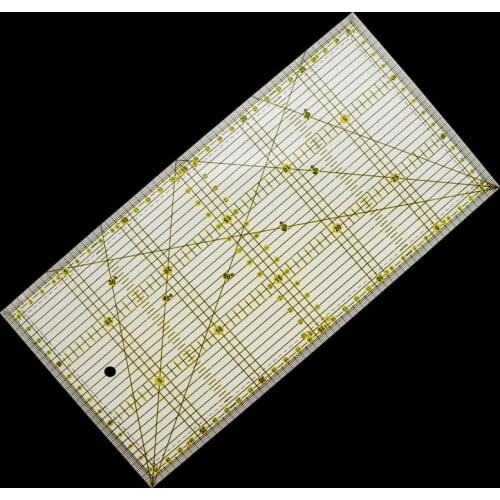 Multi-purpose Patchwork Cloth Quilting Ruler DIY Garment Design Cutting Ruler 30*15cm Acrylic Quilters' Yardstick Rulers