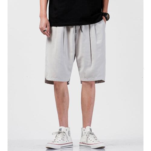 MrGB Mens Solid Color Casual Pants Woman Harajuku Style Shorts 2021 Fashion Oversize Male Shorts Hip Hop