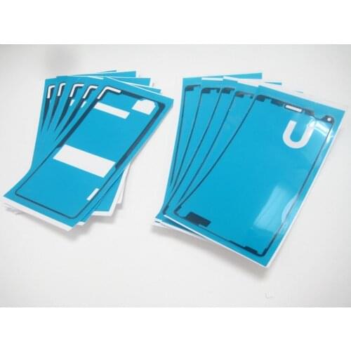 2PCS/Set Front Housing Frame Sticker + Battery Back Cover Adhesive Tape Glue Stickers For Xperia Z3 Mini Compact D5803 D5833