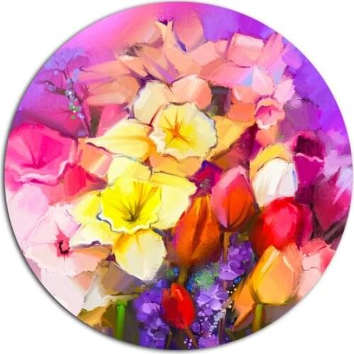 Wall Artwork Home Decor Hd Print Daffodil and Tulip Modular Modern Flowers Picture Posters Canvas Painting For Bedroom No Frame