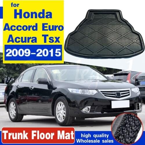 Cargo Boot Liner Rear Trunk Floor Mat Tray Carpet For Honda Accord Euro Inspire Acura Tsx 2009 2010 2011 2012 2013 2014 2015