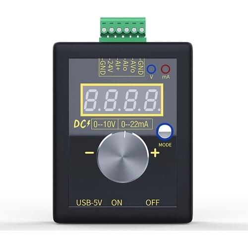 SG-002 Handheld Small Voltage Current Generator DC 0-10V 0-22mA Current Voltage Signal Producer DC5V micro USB Generator