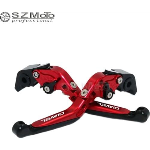For DUCATI DIAVEL CARBON 2011-2015 Aluminum Motorcycle Folding Extendable Adjustable Brakes Clutch Levers Motorcycle Parts
