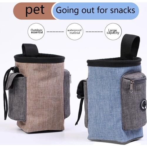 Portable Dog Training Treat Bags Puppy Snack Reward Waist Bag Outdoor Dog Walking Food Feeder Pouch Detachable Pet Supplies