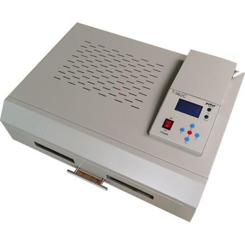 T962C PUHUI Small table top type high temperature lead-free reflow welding machine T962C