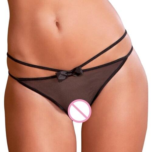 Women Sexy Lingerie Erotic Panties Open crotch Porn transparent Lace Underwear Crotchless Cute Panties Couple Sex Briefs