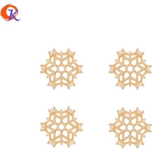 Cordial Design 100Pcs 11*11MM Jewelry Accessories/DIY Making/Hand Made/Earring Findings/Torus Shape/Jewelry Connectors/CZ Charms