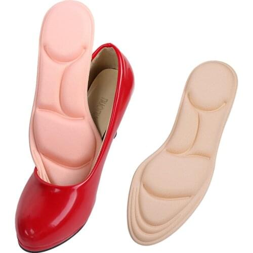 2 Pcs Insole Pad Inserts Heel Post Back Breathable Anti-slip for High Heel Shoe Shoe Cushion Arch Support Insoles Memory Foam