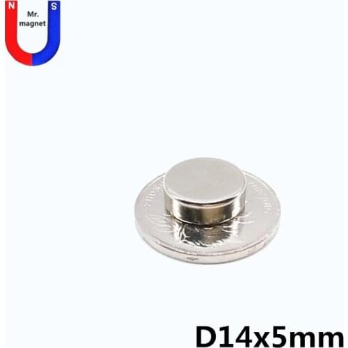 200pcs 14x5 magnet sheet mini small round rare earth magnetic magnets 14x5 mm super strong neodymium magnet 14*5 disc NdFeB