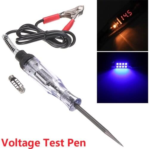 3-24V Digital Electric Voltage Test Pen Test Probe Lamp Auto Car Light Circuit Tester Lamp Voltage Test Pen Detector Tool